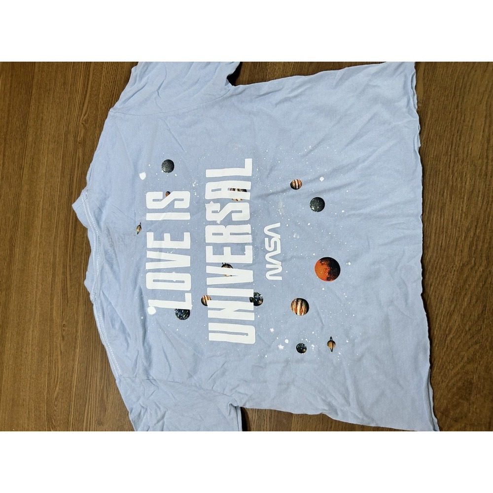 NASA Love‎ Shirt Blue Size Small - Picture 5 of 6